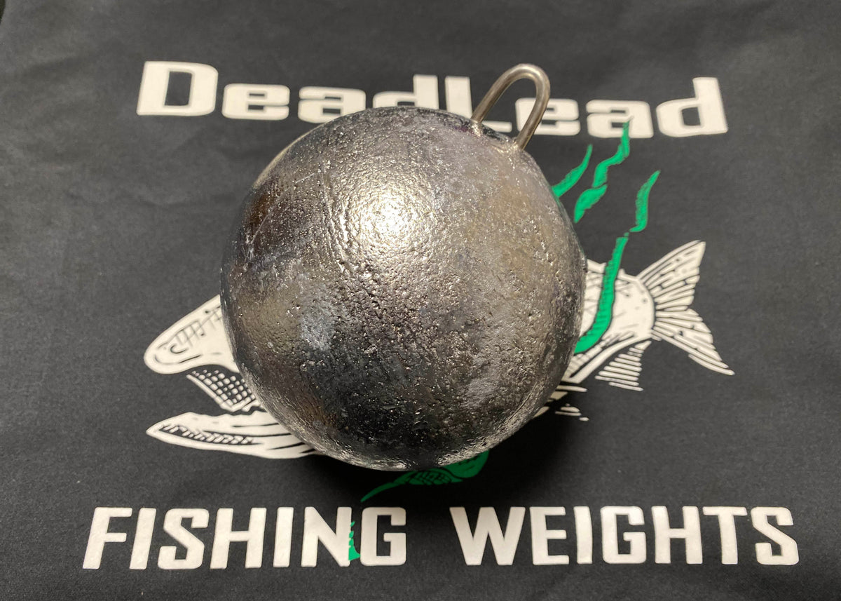 Non-finned Downrigger Lead Ball – Buck King Outdoors